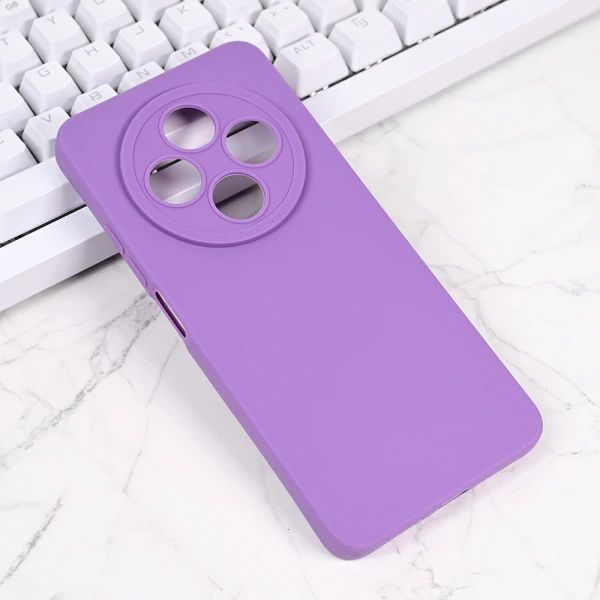 Torbica Silikon Pro Camera za Xiaomi Redmi 14C/Redmi A4 ljubicasta