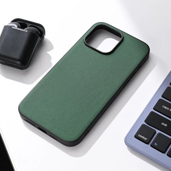 Torbica Teracell Scrub za iPhone 14 Pro Max 6.7 tamno zelena