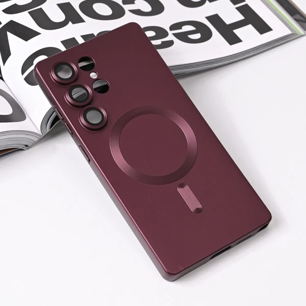 Torbica Magsafe Chrome za Samsung S938B Galaxy S25 Ultra bordo