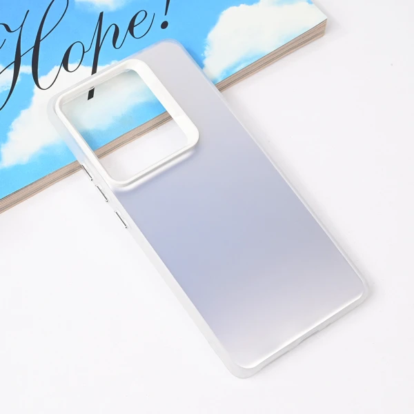 Torbica Clear za Xiaomi Redmi Note 14s srebrna