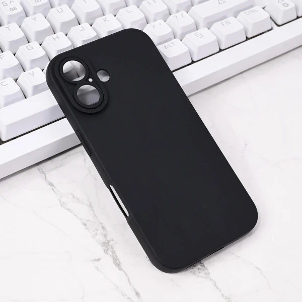 Torbica Silikon Pro Camera za iPhone 16 6.1 crna