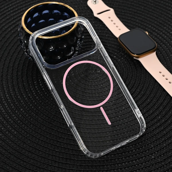 Torbica Magsafe Color Line za iPhone 17 Pro 6.3 roze