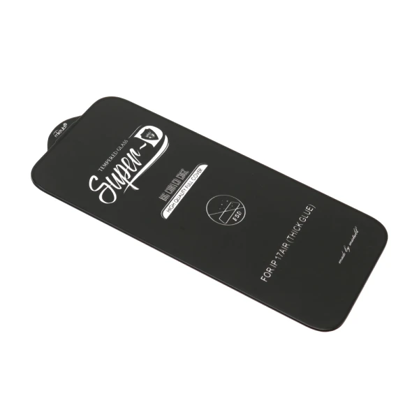 Folija za zastitu ekrana glass 11d za iphone air (6.6) super d crna