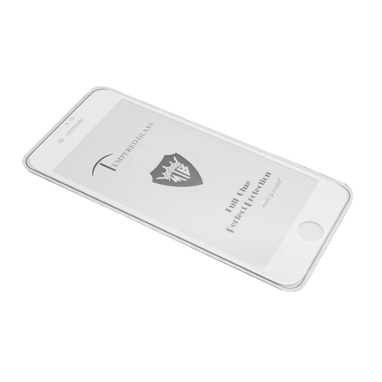 Folija za zastitu ekrana glass 2.5d za iphone 7/8 bela
