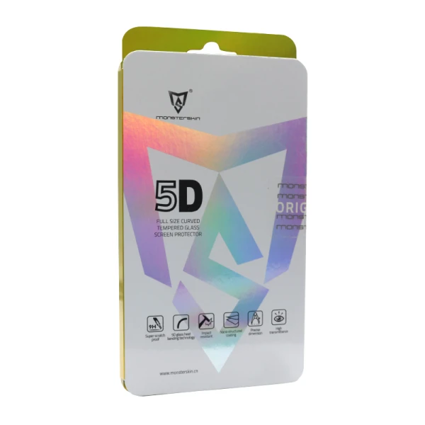 Folija za zastitu ekrana glass monsterskin 5d za iphone 15 pro max (6.7) crna