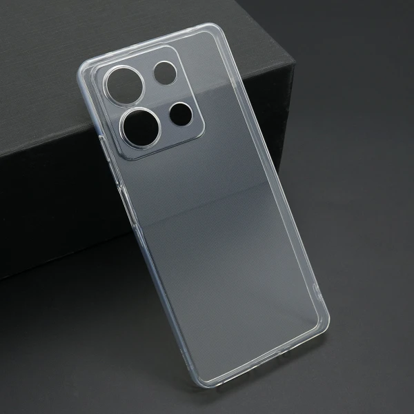 Futrola ultra tanki protect silikon za xiaomi redmi note 13 5g providna (bela)