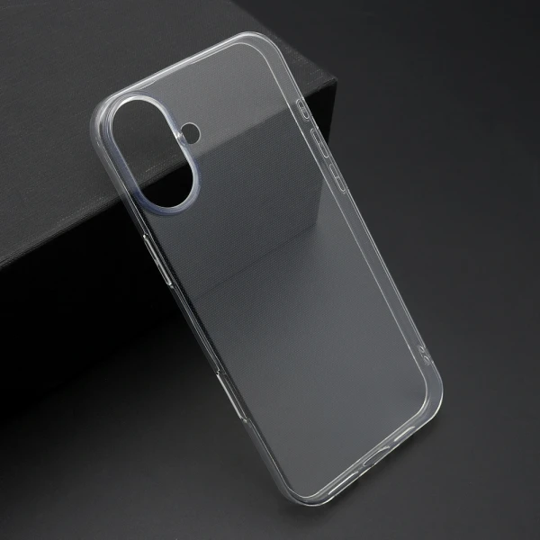 Futrola ultra tanki protect silikon za iphone 16 plus (6.7) providna (bela)