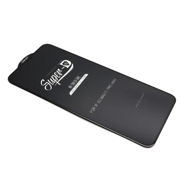 Folija za zastitu ekrana glass 11d za iphone xs max/11 pro max super d crna
