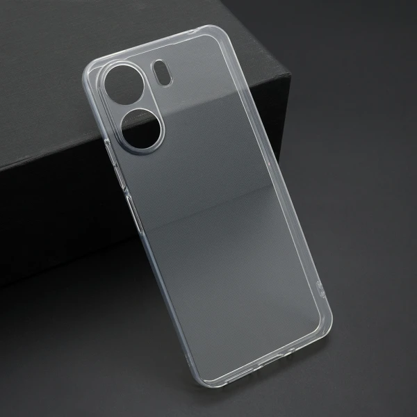 Futrola ultra tanki protect silikon za xiaomi redmi 13c/poco c65 providna (bela)