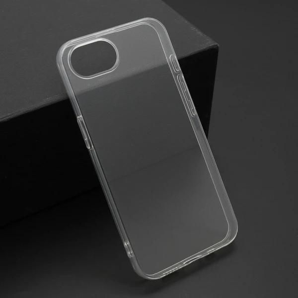 Futrola ultra tanki protect silikon za iphone 16e/17e (6.1) providna (bela)