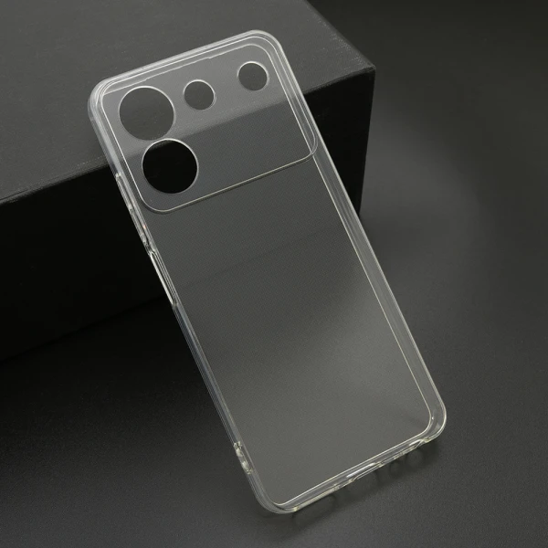 Futrola ultra tanki protect silikon za zte blade a54 providna (bela)