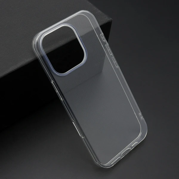 Futrola ultra tanki protect silikon za iphone 16 pro (6.3) providna (bela)