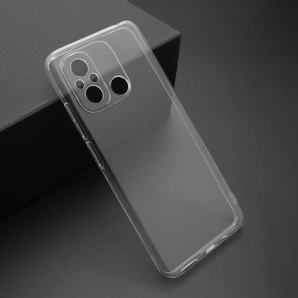 Futrola ultra tanki protect silikon za xiaomi redmi 12c providna (bela)