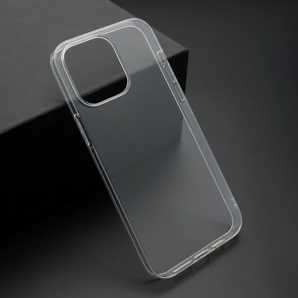 Futrola ultra tanki protect silikon za iphone 14 pro max (6.7) providna (bela)