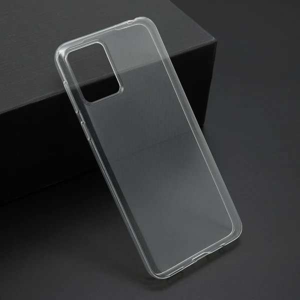 Futrola ultra tanki protect silikon za motorola moto e13 providna (bela)