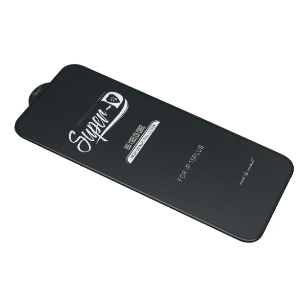 Folija za zastitu ekrana glass 11d za iphone 15 plus (6.7)/iphone 16 plus (6.7) super d crna
