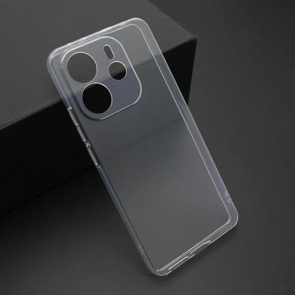 Futrola ultra tanki protect silikon za xiaomi redmi note 14 4g providna (bela)