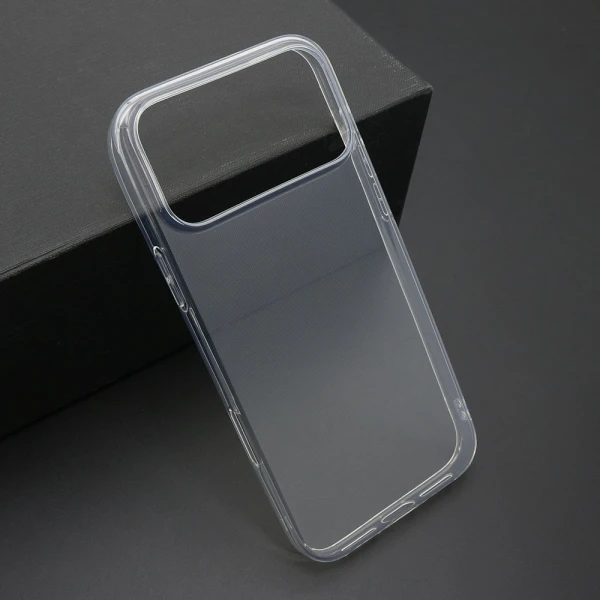 Futrola ultra tanki protect silikon za iphone 17 pro max (6.9) providna (bela)