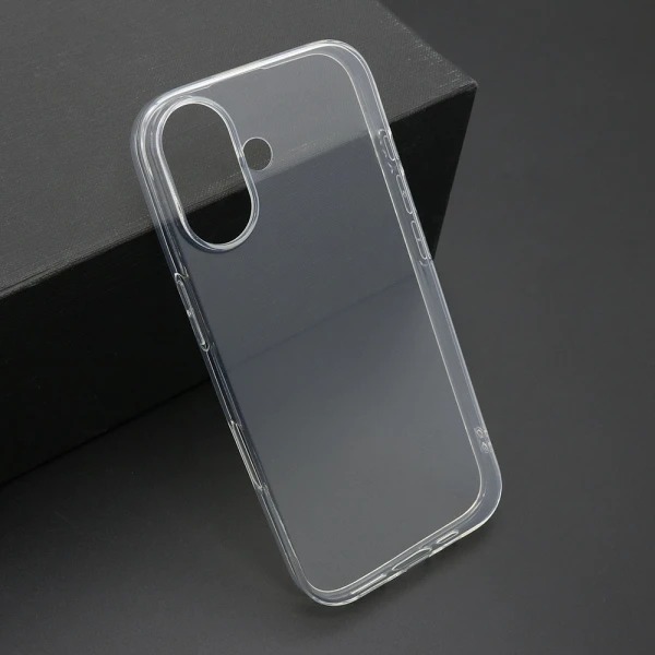 Futrola ultra tanki protect silikon za iphone 17 (6.3) providna (bela)