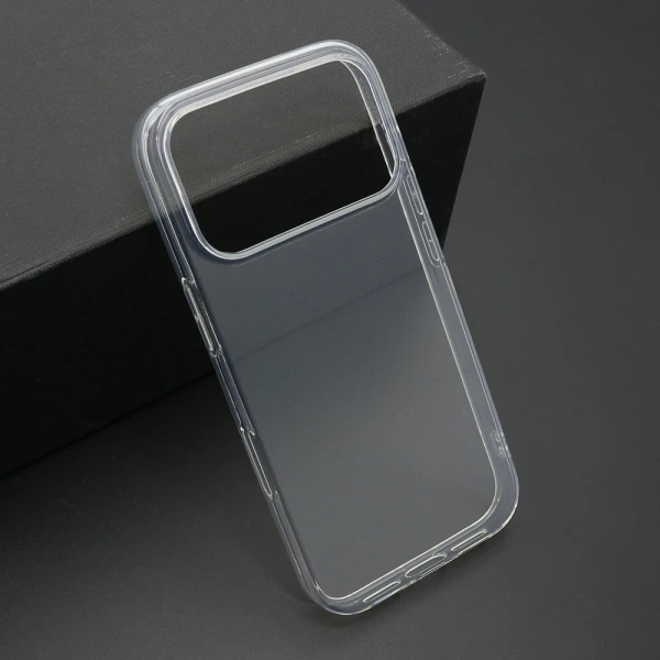Futrola ultra tanki protect silikon za iphone 17 pro (6.3) providna (bela)