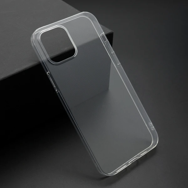 Futrola ultra tanki protect silikon za iphone 12 pro max (6.7) providna (bela)