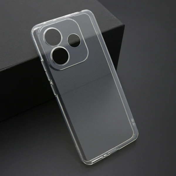 Futrola ultra tanki protect silikon za xiaomi redmi note 14 5g providna (bela)