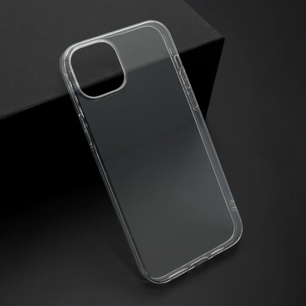 Futrola ultra tanki protect silikon za iphone 15 plus (6.7) providna (bela)