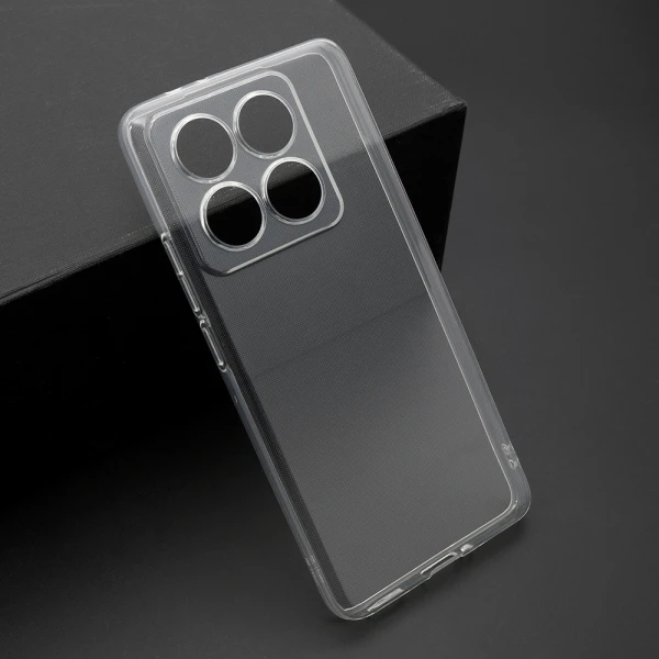 Futrola ultra tanki protect silikon za xiaomi 14t pro providna (bela)