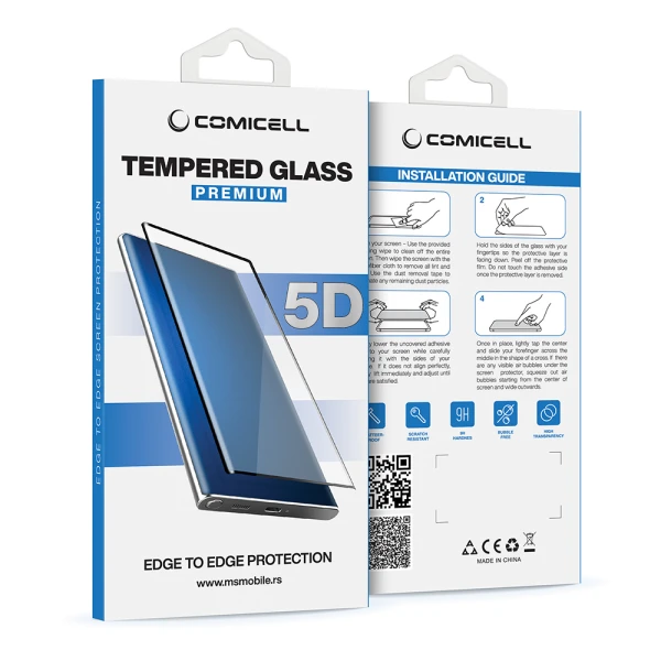Folija za zastitu ekrana glass 5d za xiaomi 14 crna