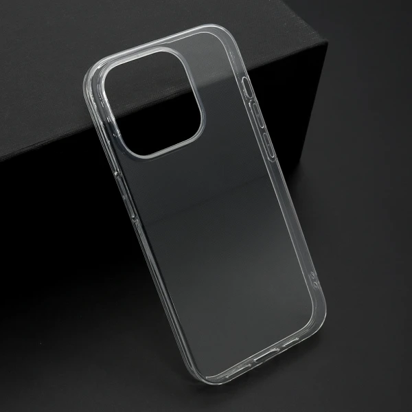 Futrola ultra tanki protect silikon za iphone 15 pro (6.1) providna (bela)