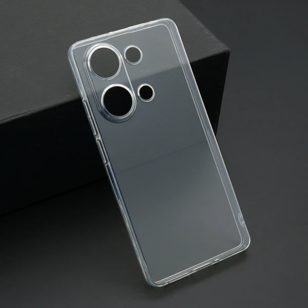 Futrola ultra tanki protect silikon za xiaomi redmi note 13 pro 4g providna (bela)