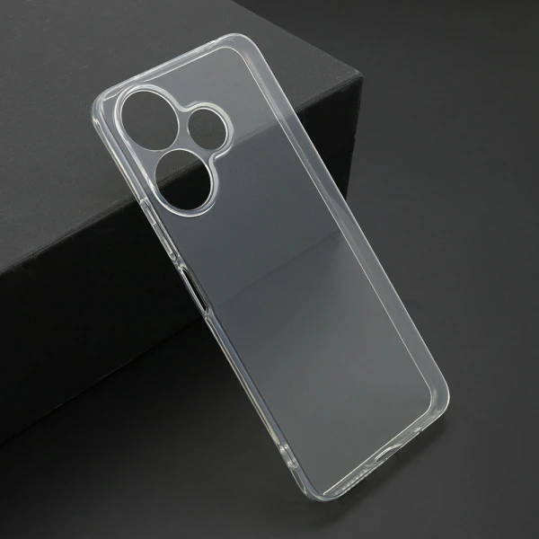 Futrola ultra tanki protect silikon za xiaomi redmi 13 4g providna (bela)