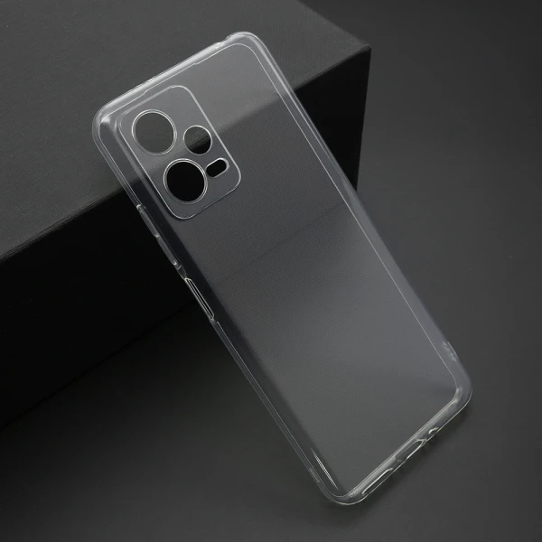 Futrola ultra tanki protect silikon za xiaomi redmi note 12 pro 5g providna (bela)