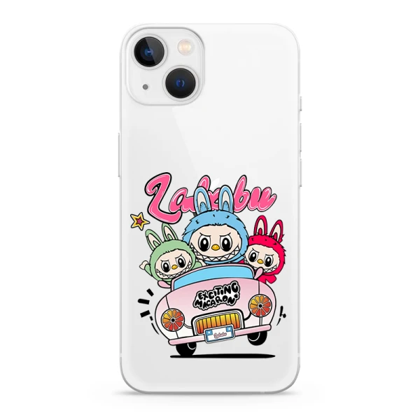 Futrola ultra tanki print clear za iphone 15 (6.1) lbb004