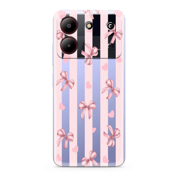 Futrola ultra tanki print clear za zte blade a54 sp006