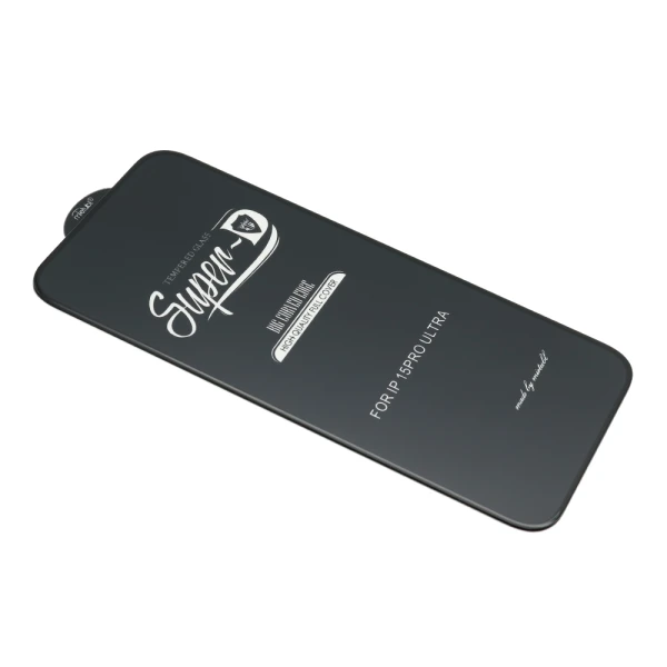 Folija za zastitu ekrana glass 11d za iphone 15 pro max (6.7) super d crna