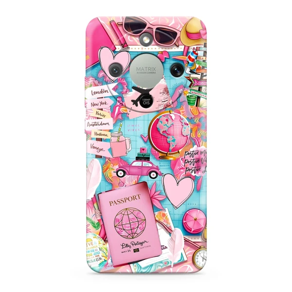 Futrola ultra tanki print clear za honor x9d/magic 8 lite sp029