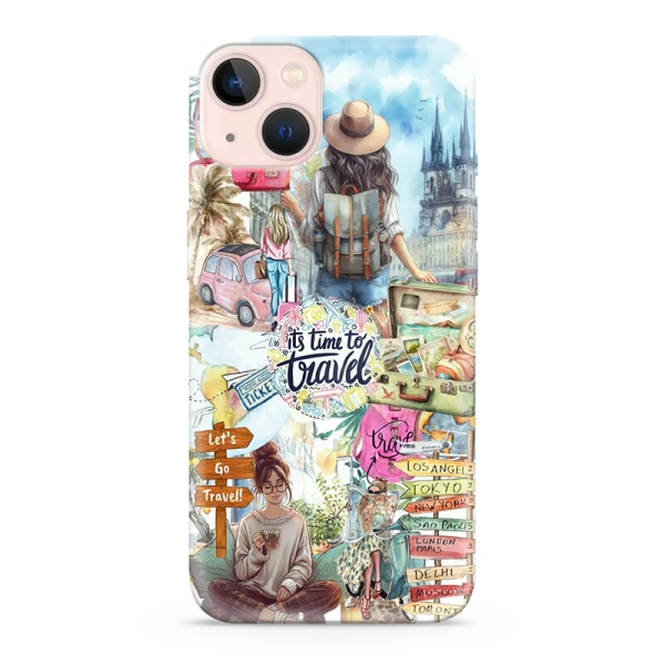 Futrola ultra tanki print clear za iphone 13 (6.1) sp031