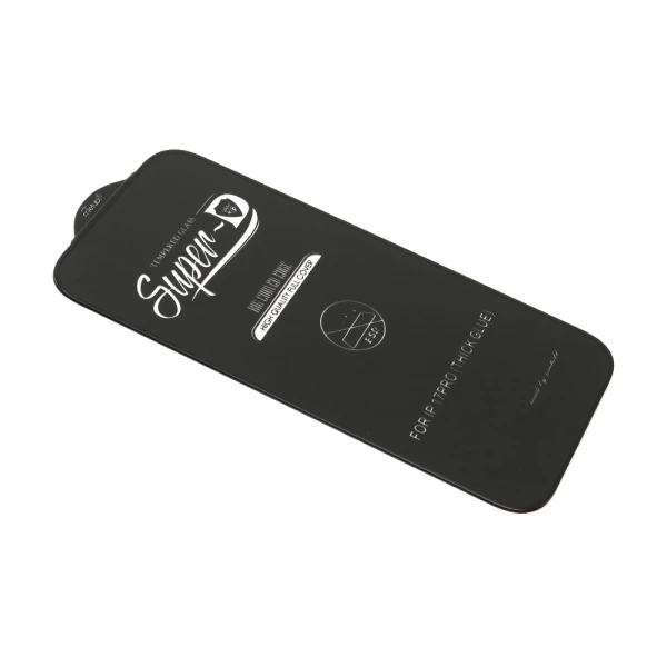 Folija za zastitu ekrana glass 11d za iphone 17 pro (6.3) super d crna