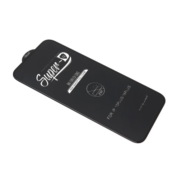 Folija za zastitu ekrana glass 11d za iphone 16 plus (6.7) super d crna