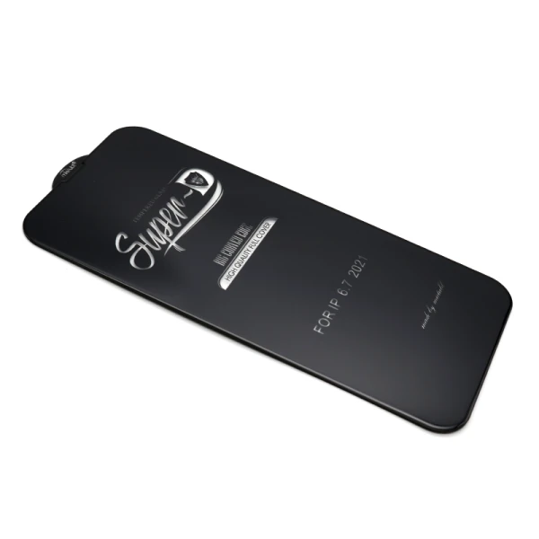 Folija za zastitu ekrana glass 11d za iphone 13 pro max/14 plus (6.7) super d crna