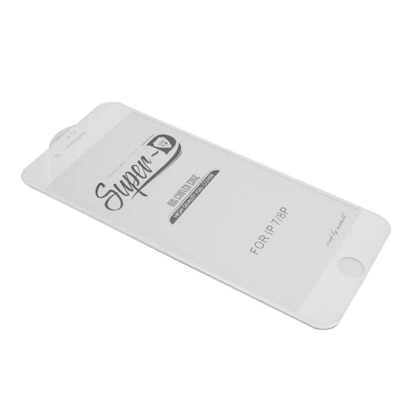 Folija za zastitu ekrana glass 11d za iphone 7 plus/8 plus super d bela