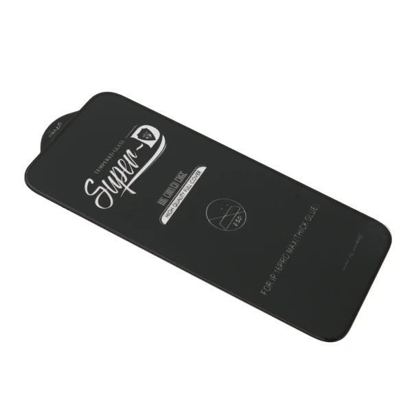 Folija za zastitu ekrana glass 11d za iphone 16 pro max (6.9) super d crna