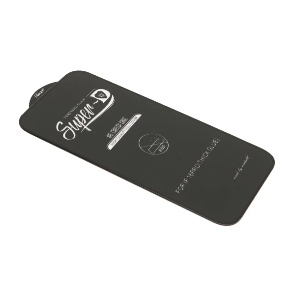 Folija za zastitu ekrana glass 11d za iphone 16 pro (6.3)/iphone 17 (6.3) super d crna
