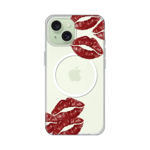 Torbica Print Magsafe za iPhone 15 6.1 Kisses