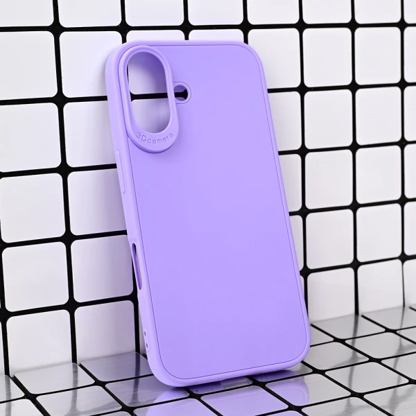 Torbica 3D Camera za iPhone 16 6.1 ljubicasta