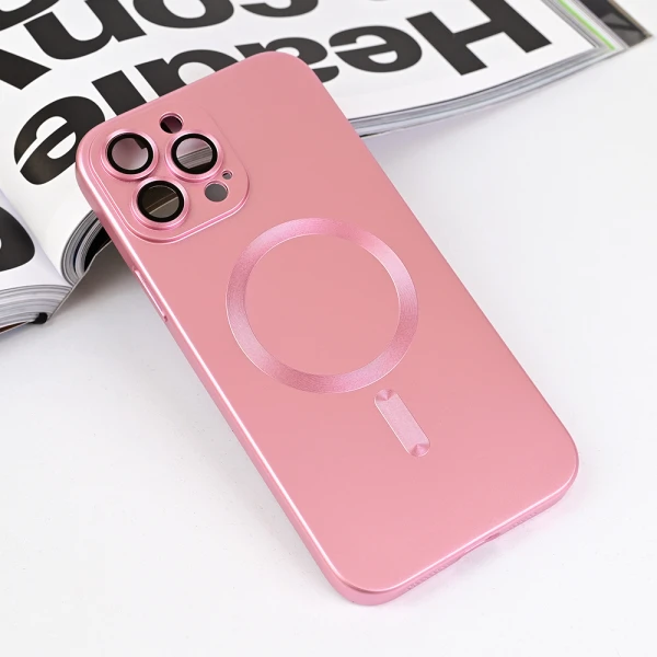 Torbica Magsafe Chrome za iPhone 13 Pro Max 6.7 roze