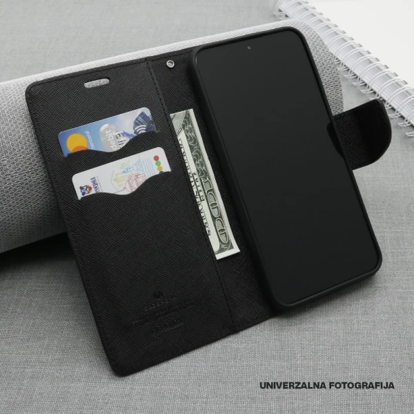 Futrola bi fold mercury za honor x7c/honor 200 smart crna