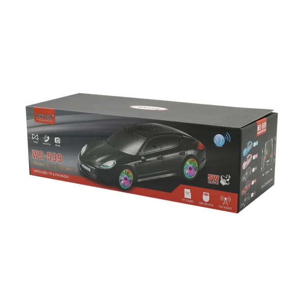 Zvucnik bluetooth ws-599 auto plava