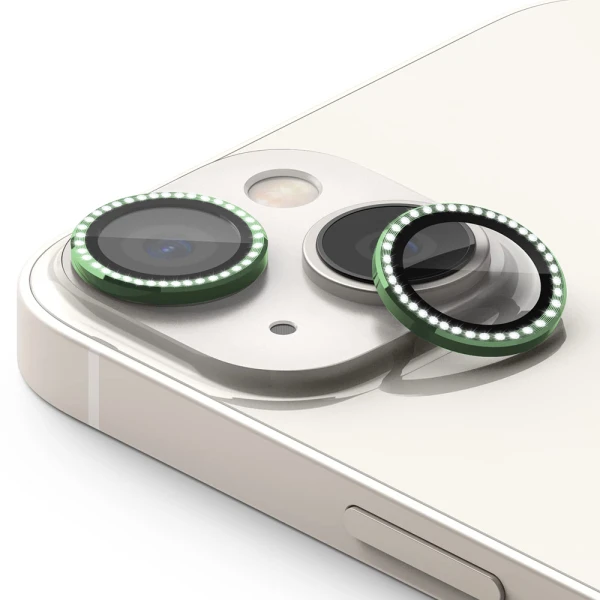 Folija za zastitu kamere diamond za iphone 15 (6.1)/iphone 15 plus (6.7) zelena